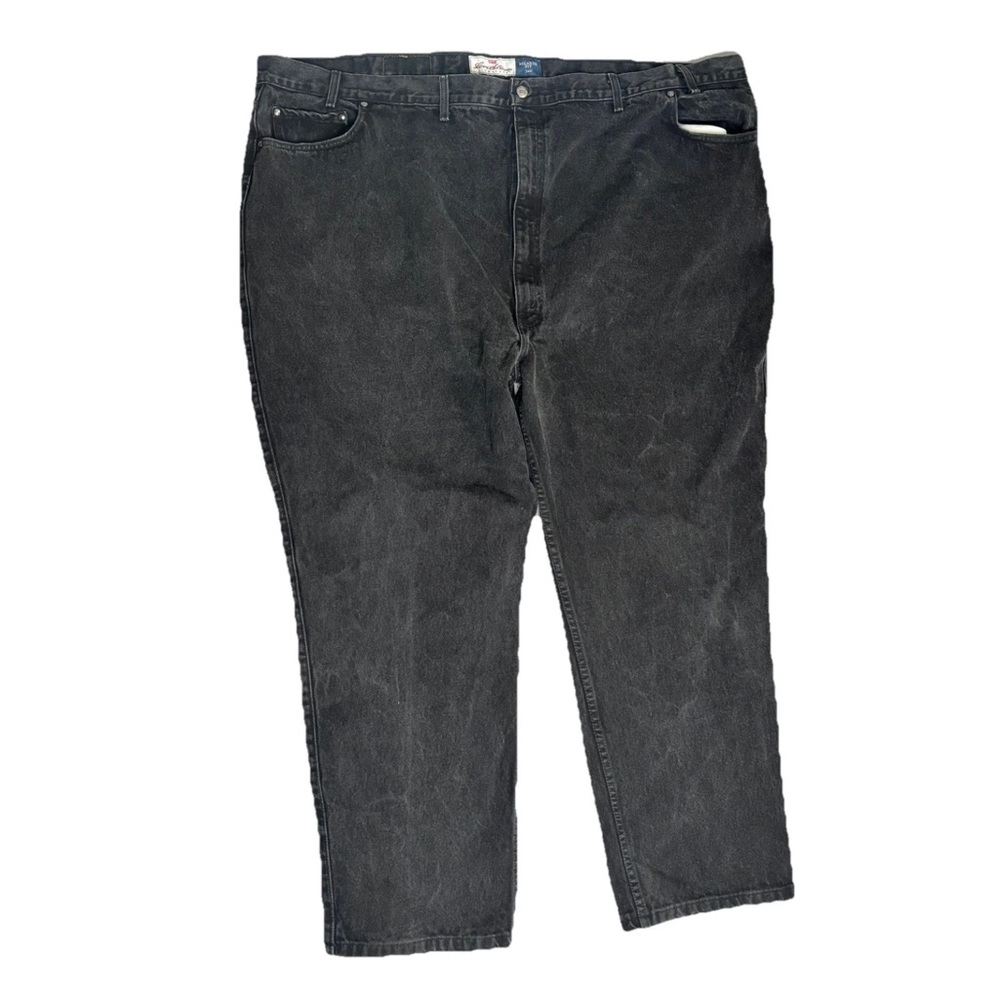 VTG Levi Strauss Signature 540 Relaxed Fit Denim Jeans Black Gray 58xL32 Cotton